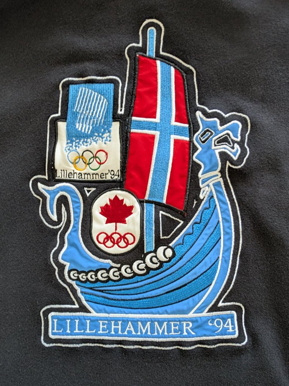 Olympic Museum Collection Hoodie – 1/4 Zip Men's Size Small Lillehammer ’94